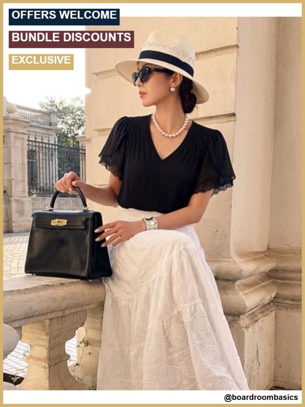 Lace Petal Short Sleeve Blouse V Neck Summer Top Work Office Shirt - Picture 4 of 6